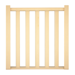 Garde-corps en bois ECHO01 - Kit de garde-corps avec barreaux droits
