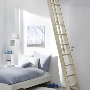 Escalier extensible FLEX avec rampe pour une hauteur de 300 cm - Escalier gain de place