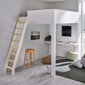 Escalier en bois STEPUP3 | Escalier pour lit mezzanine | 40 cm de large | Escalier gain de place.