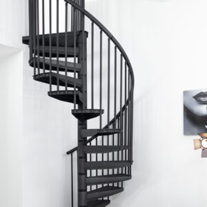 Escalier hélicoïdal en métal STEEL - Pour une hauteur jusqu'à 346 cm - Avec marches en acier thermolaqué