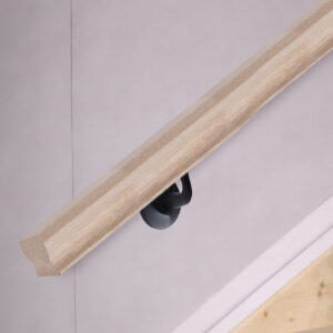 Main courante en bois profil clé 50x50 mm