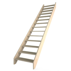 Escalier de meunier compact MGS65 | 65 cm de large | Hauteur 280 cm