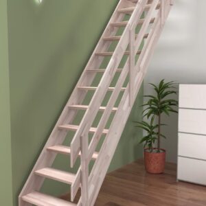 Escalier de meunier en hêtre  LLD | Escalier gain de place en bois de hêtre