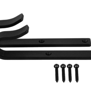 Crochets de fixation noirs pour escaliers (2 pièces)