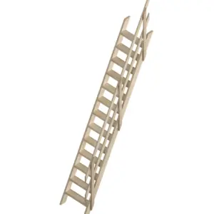 Échelle de Miller TRAX avec rampe pour une hauteur de 275 cm – Échelle droite peu encombrante